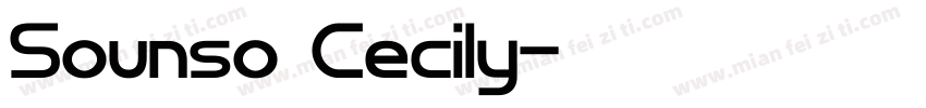 Sounso Cecily字体转换